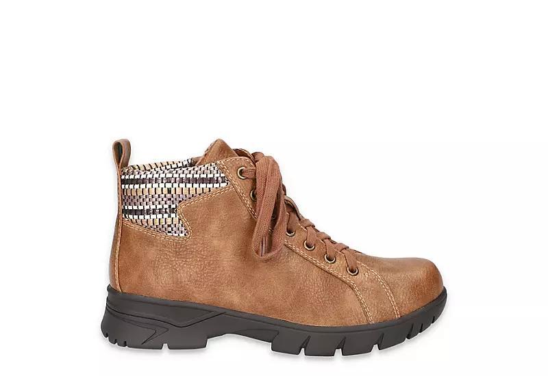 Easy Street Nico by Easy Street Womens Mini Lug Lace up Booties Product Image