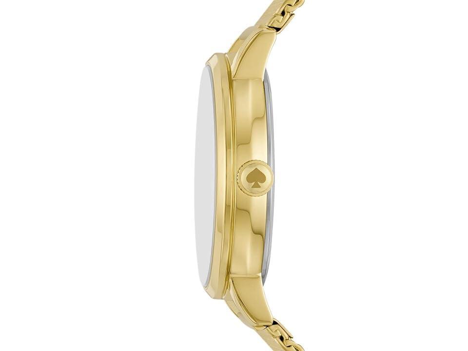 kate spade new york Womens Metro Analog  Gold Stainless Steel Mesh Bracelet Watch Product Image