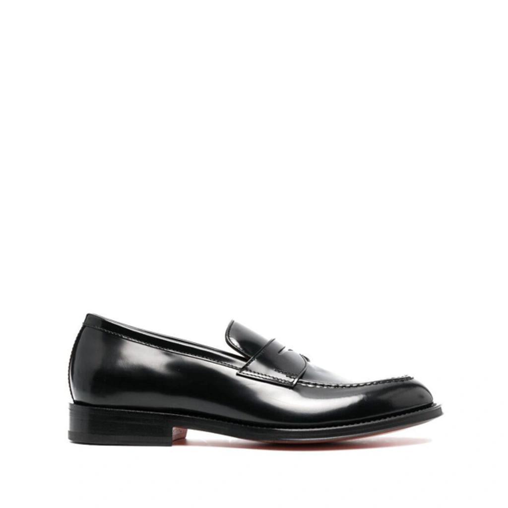 SANTONI Sneakers In Black Product Image