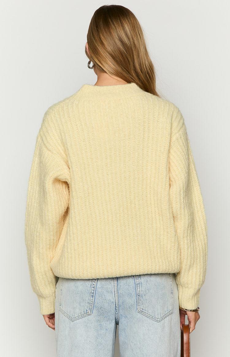 Ace Yellow Oversized Sweater Product Image