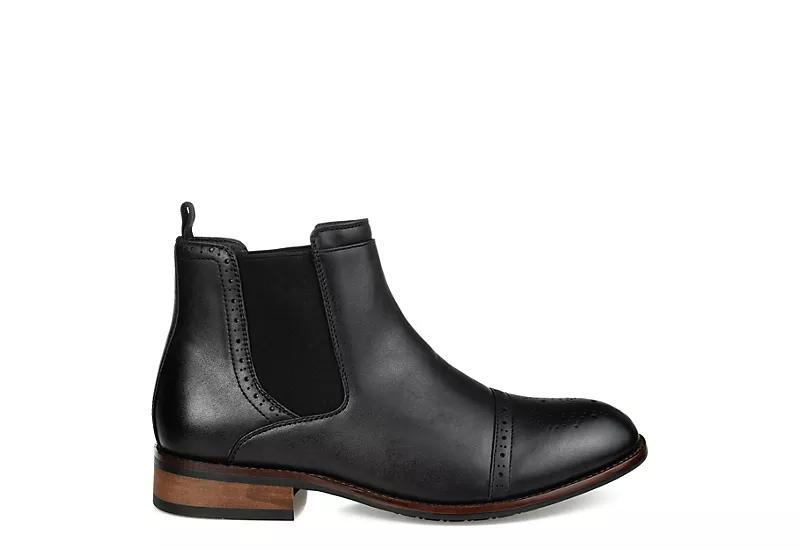 Vance Co. Garrett Mens Chelsea Boots Brown Product Image