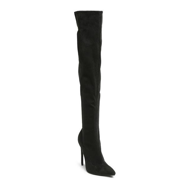 London Rag Madman Womens Thigh-High Boots Red Product Image