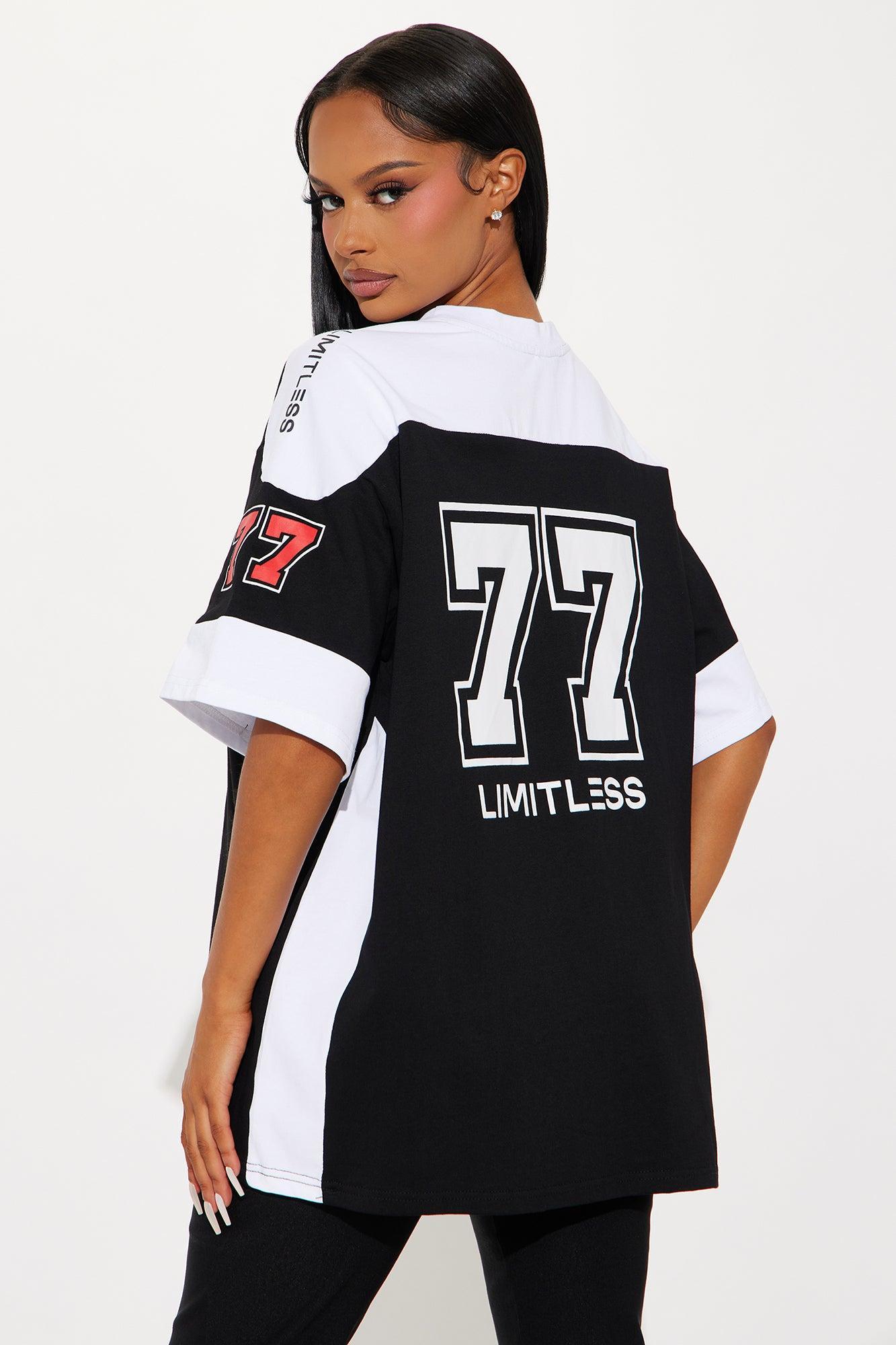 Half Time Oversized Tee - Black/combo Product Image