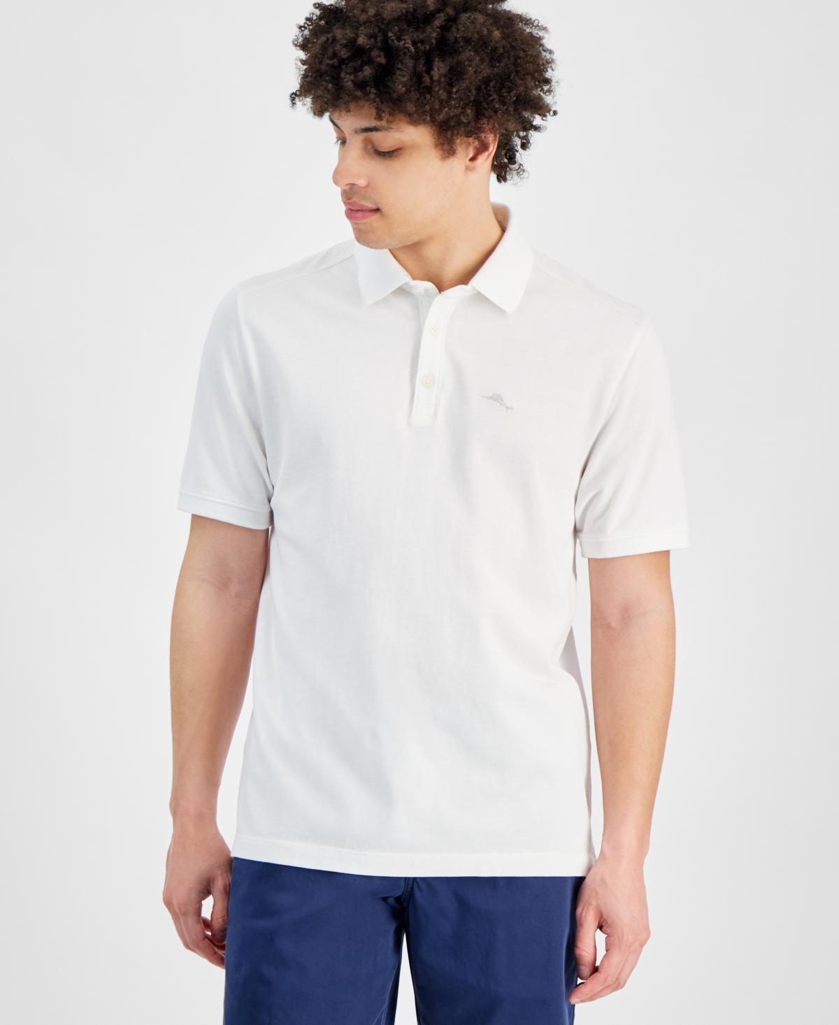 Tommy Bahama Mens Lookout Washed Solid Short-Sleeve Polo Shirt Product Image