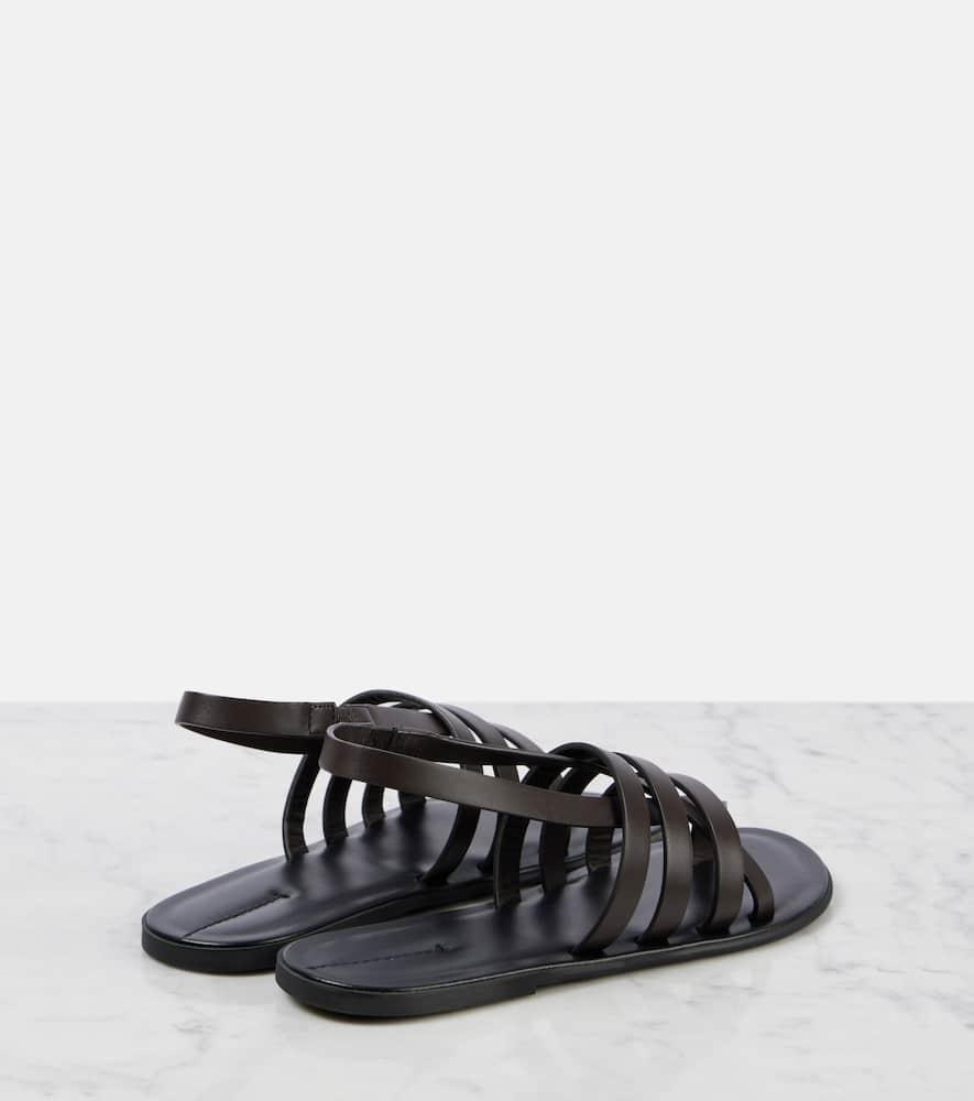 THE ROW Line Slingback Sandal In Black Product Image