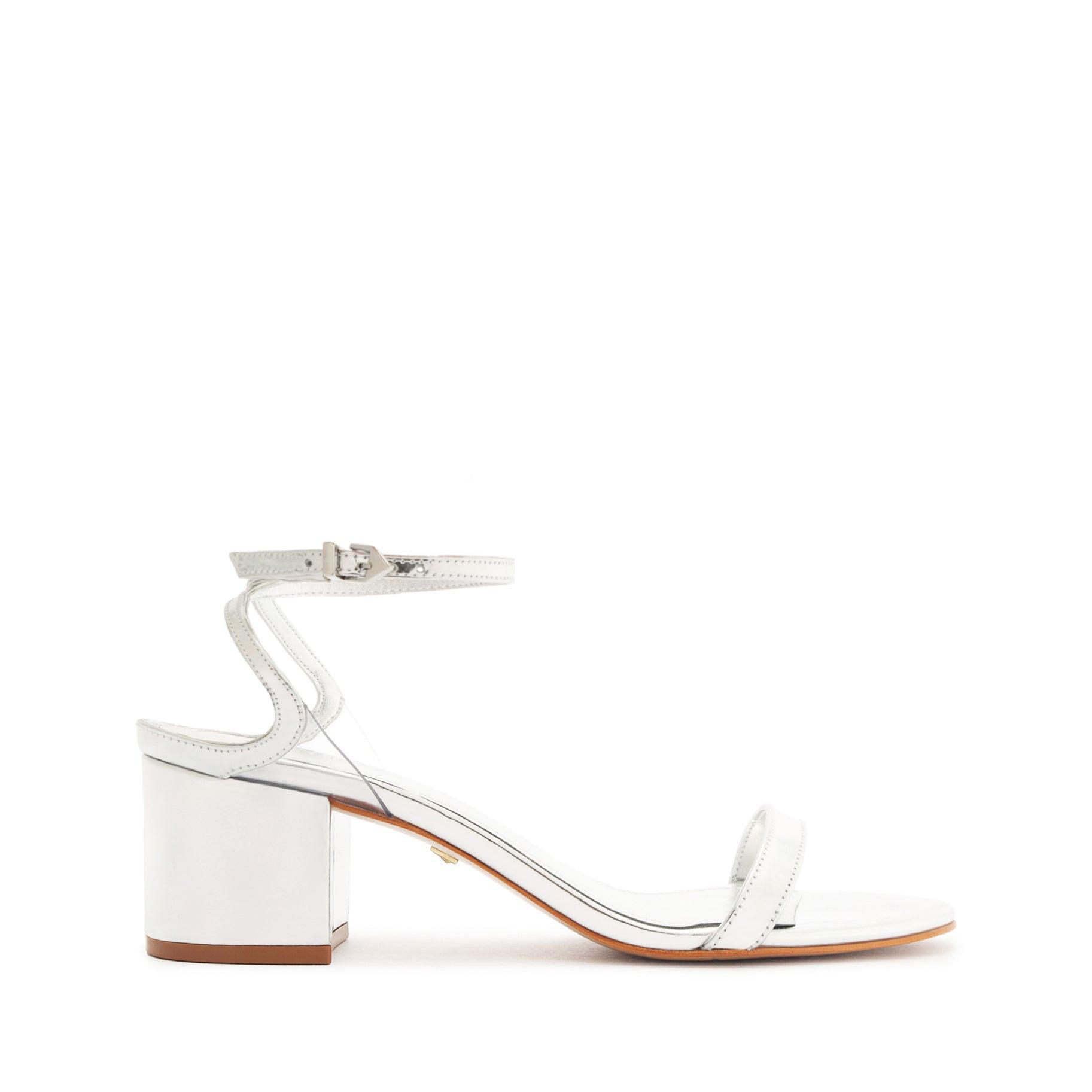 Skye Mid Block Specchio Leather Sandal Female Product Image