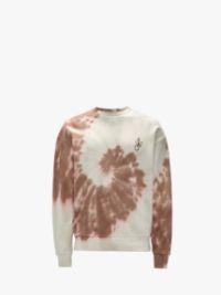 TIE -DYE SWEATSHIRT WITH CAT PRINT in brown | JW Anderson US  Product Image