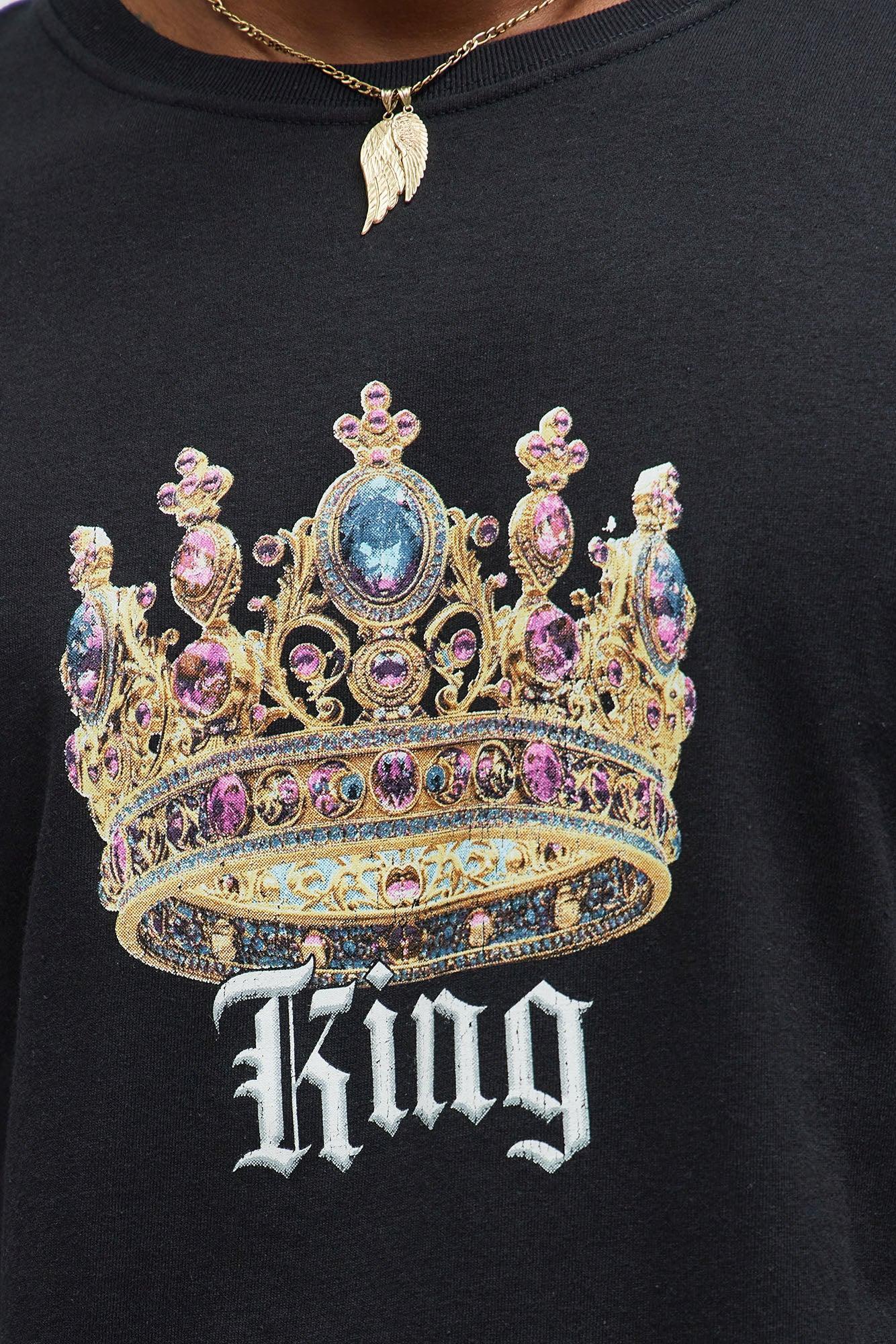 King's Crown Short Sleeve Tee - Black Product Image