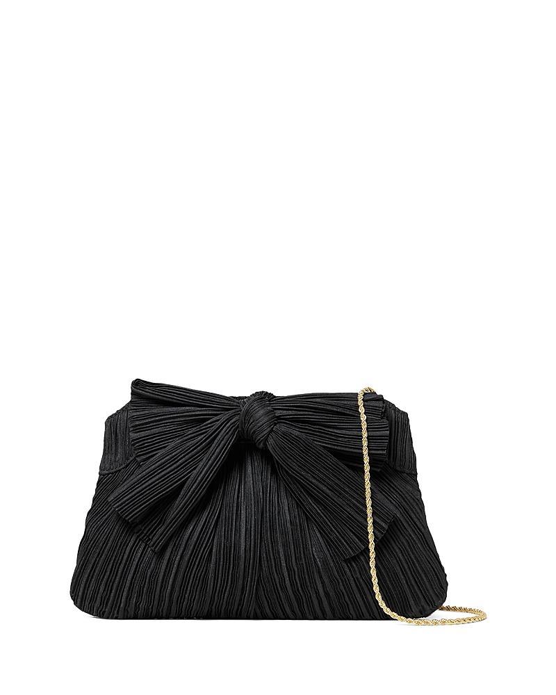 Womens Rayne Bow Pleated Frame Clutch Product Image