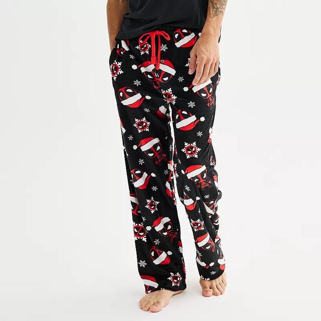 Mens Deadpool Holiday Pajama Pants Product Image