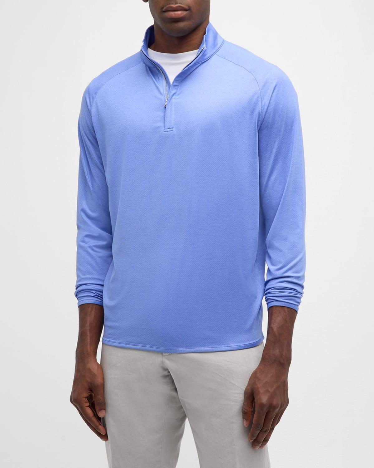 Mens Stealth Delancy Dot Quarter-Zip Sweater Product Image