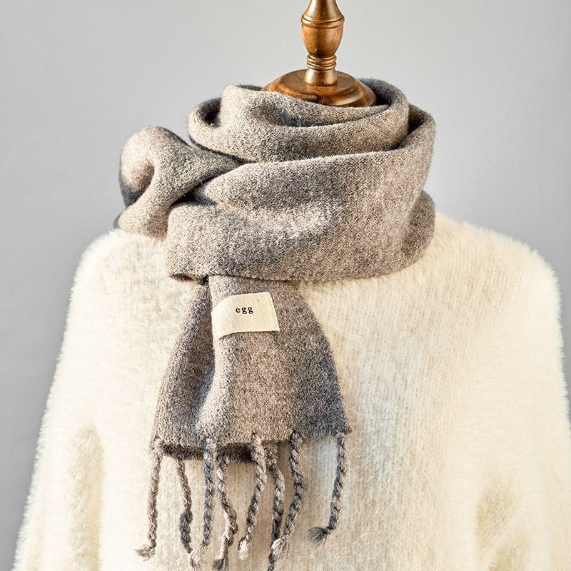 Fringed Plain Scarf product image