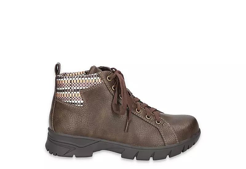 Easy Street Nico by Easy Street Womens Mini Lug Lace up Booties Product Image