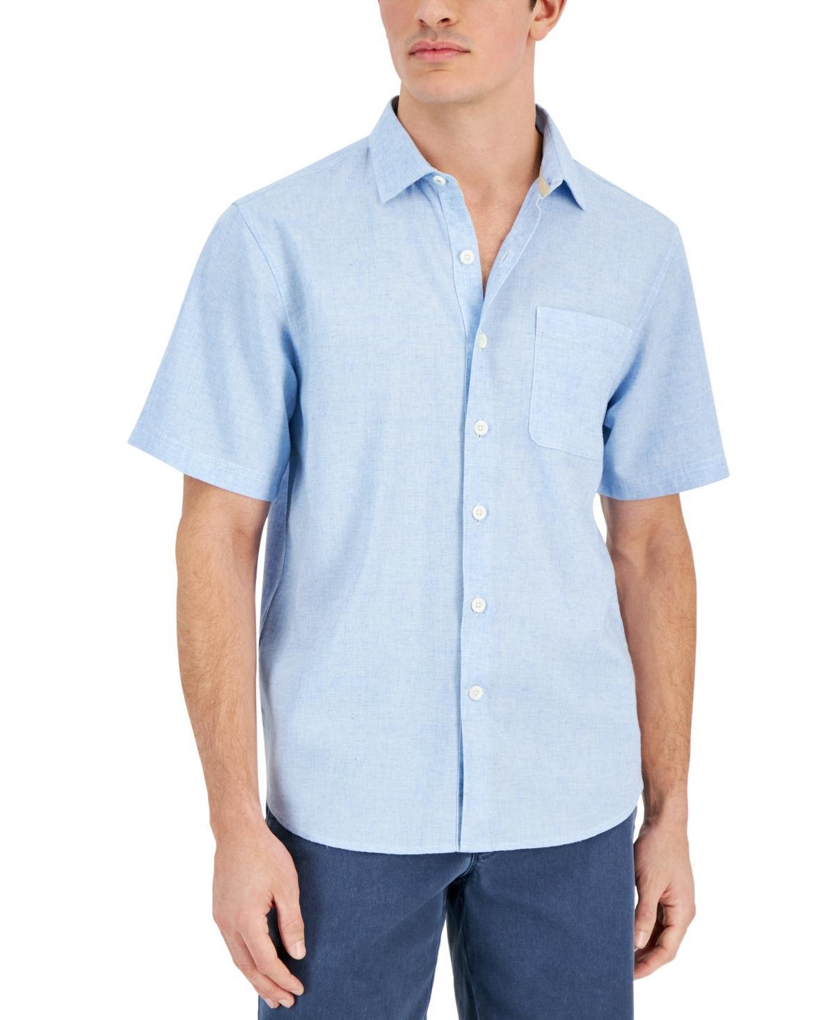 Tommy Bahama Mens Sand Desert Short-Sleeve Shirt Product Image