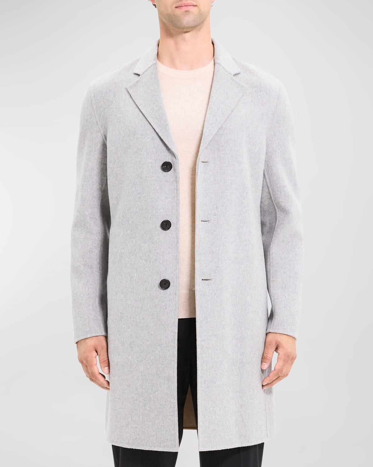 Mens New Divide Wool-Cashmere Topcoat Product Image