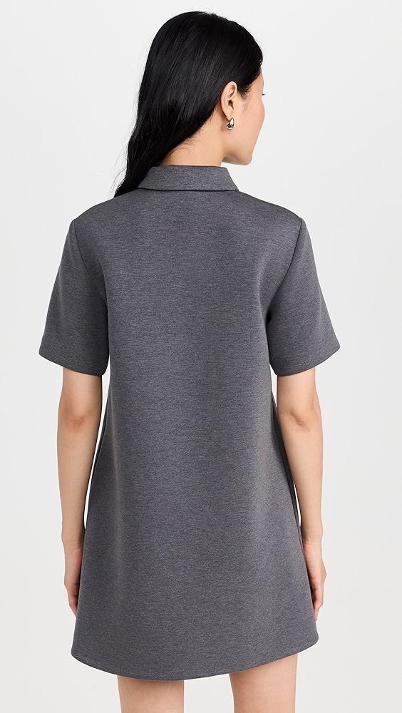 Theory Short Sleeve Half Zip Dress | Shopbop Product Image