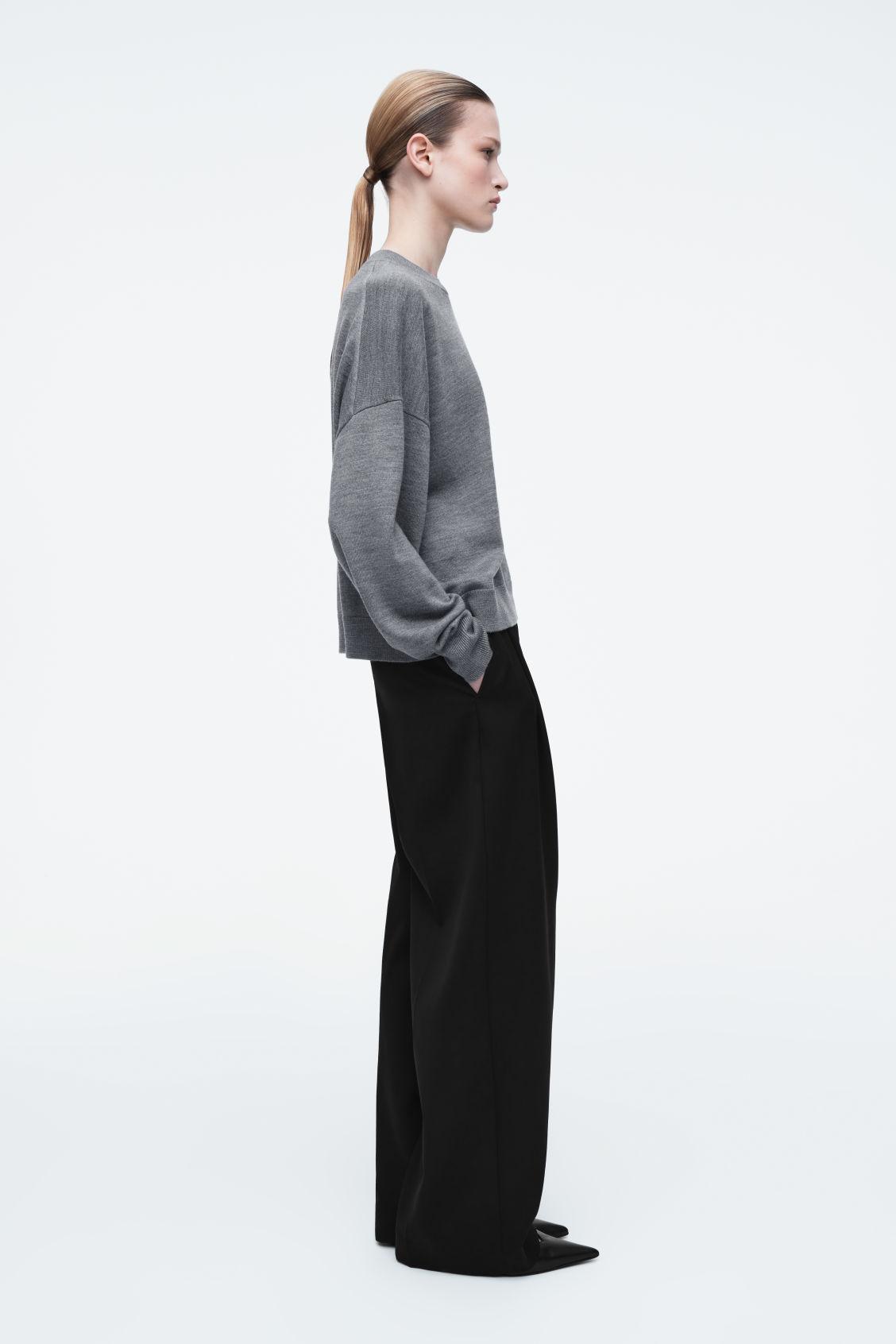 MERINO WOOL CREW-NECK JUMPER Product Image