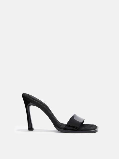 "Mia'' black mule Product Image