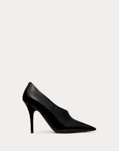 VALENTINO GARAVANI LE SALON 105MM PATENT LEATHER PUMPS Product Image