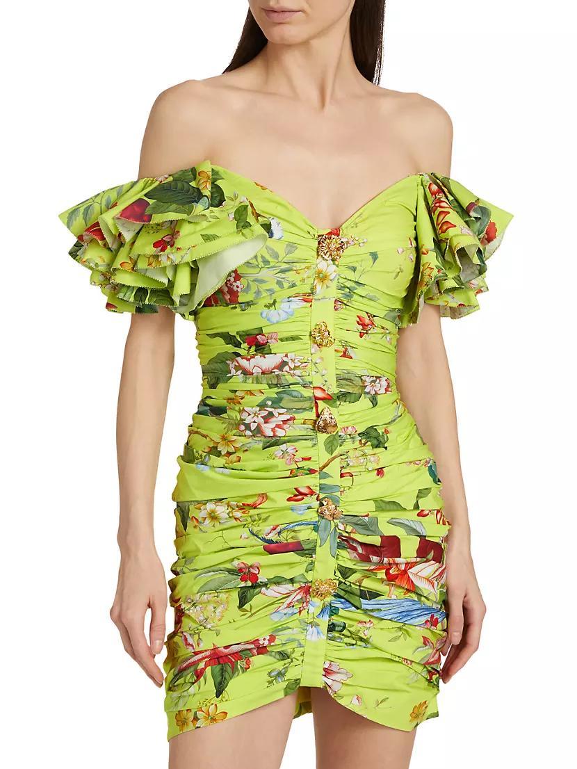 Floral Off-the-Shoulder Minidress Product Image