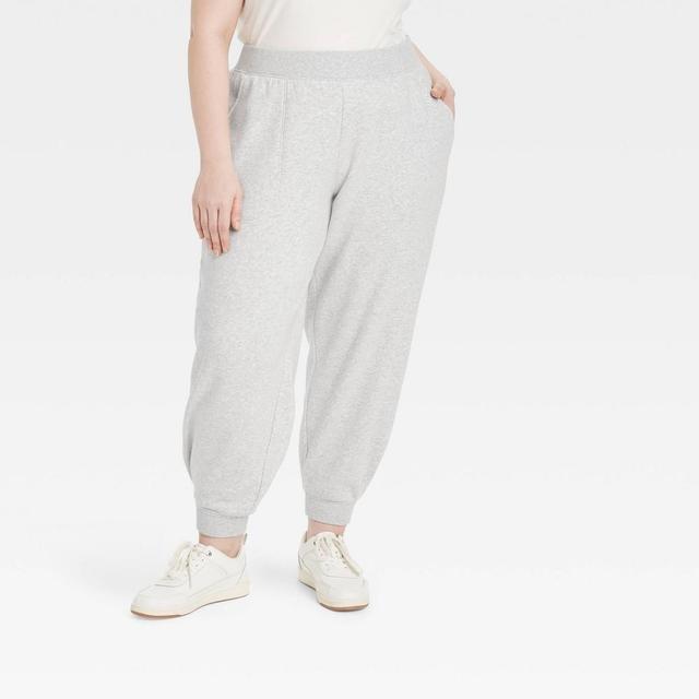 Womens Mid-Rise Jogger Pants - Universal Thread Heather 3X Product Image