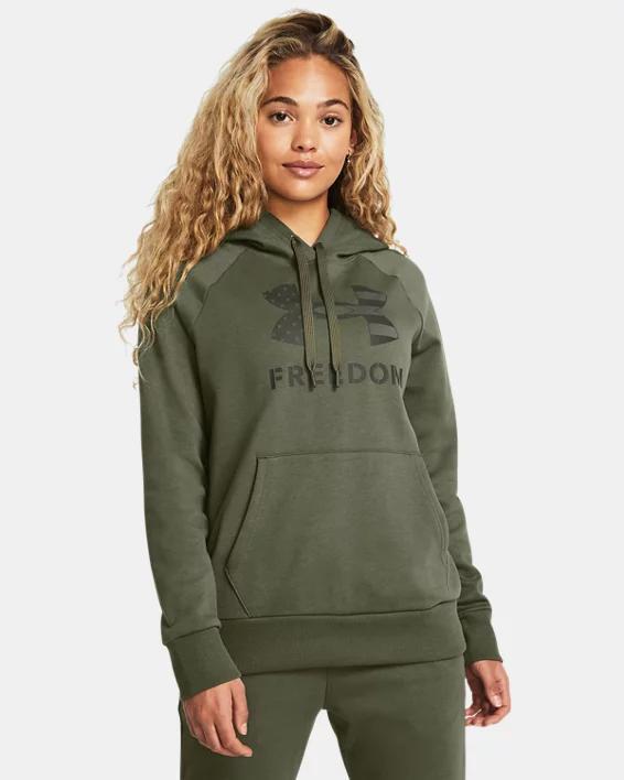 Womens UA Rival Freedom Logo Hoodie Product Image