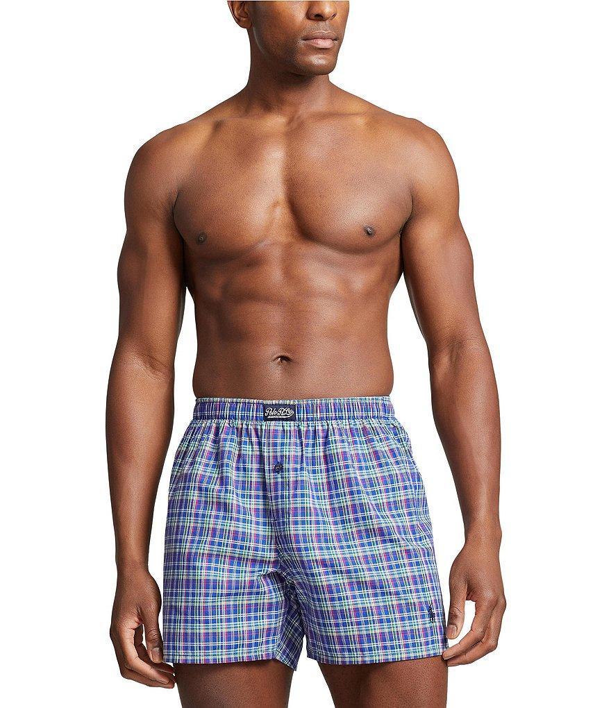 Polo Ralph Lauren Mediterranean Plaid Printed Boxers Product Image