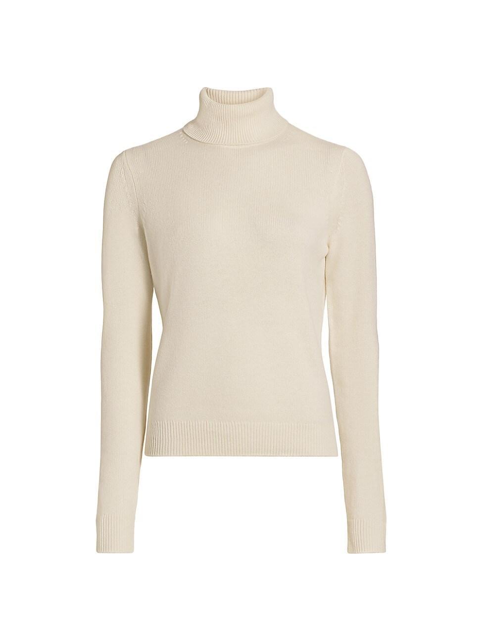 Womens Cashmere Turtleneck Sweater product image