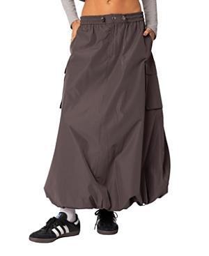 EDIKTED Bubble Cargo Maxi Skirt Product Image