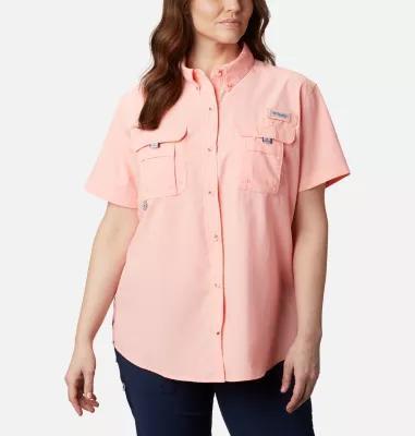 Columbia Women s PFG Bahama Short Sleeve Shirt - Plus Size- Product Image