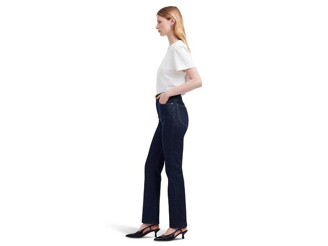 Madewell 90's Straight with Puddle Inseam in Norman Wash (Norman Wash) Women's Jeans Product Image