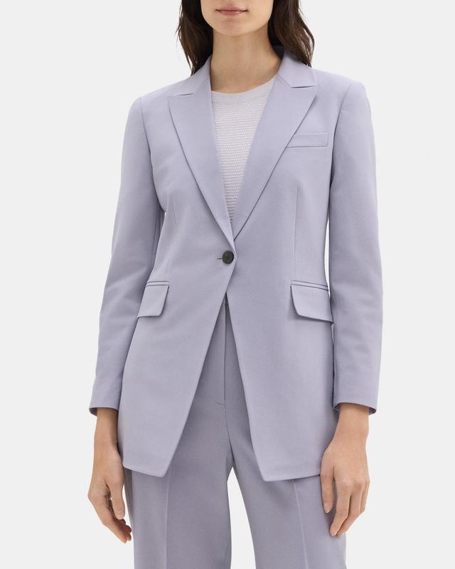 Single-Breasted Blazer in Sevona Stretch Wool Product Image