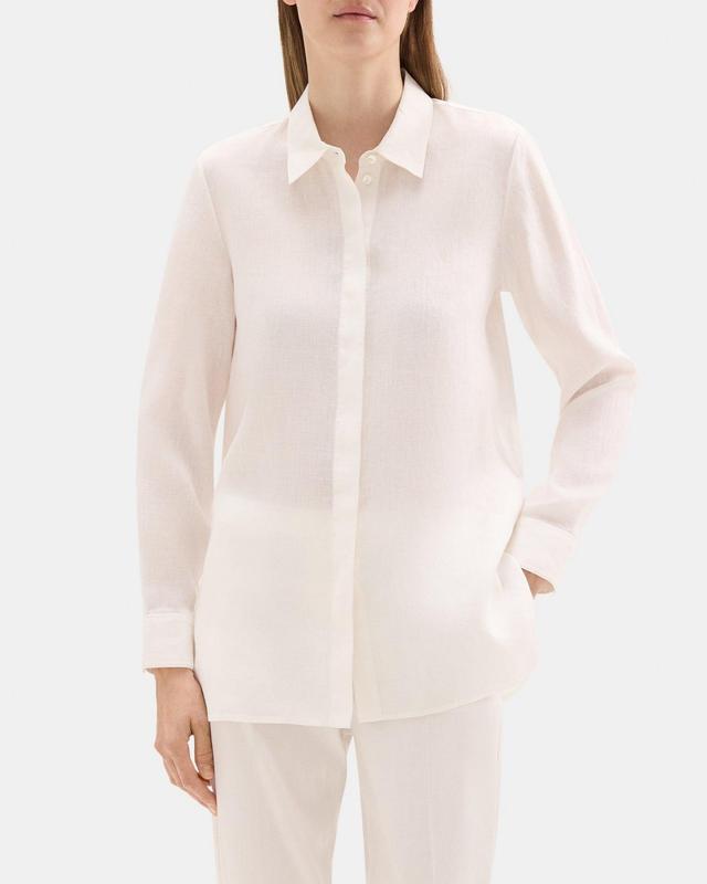 Tunic Shirt in Linen Product Image