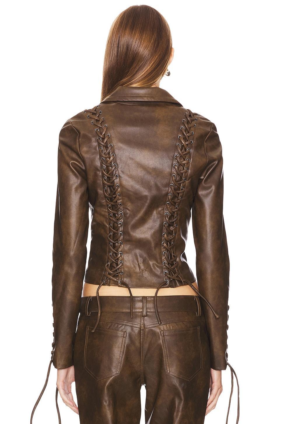 Amantilla Faux Leather Jacket LOBA Product Image