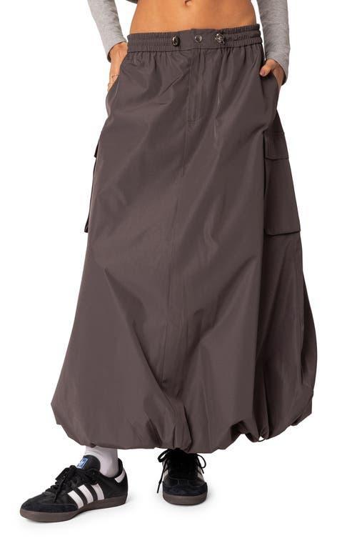 EDIKTED Bubble Cargo Maxi Skirt Product Image