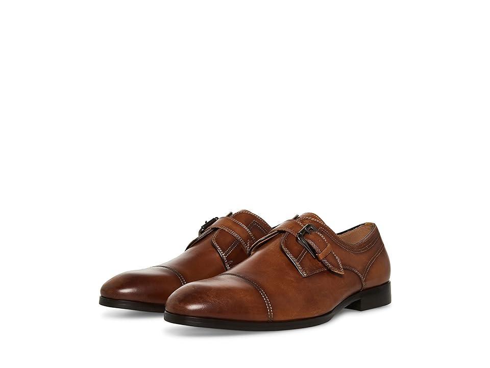 Steve Madden Covet (Cognac Leather) Men's Shoes Product Image