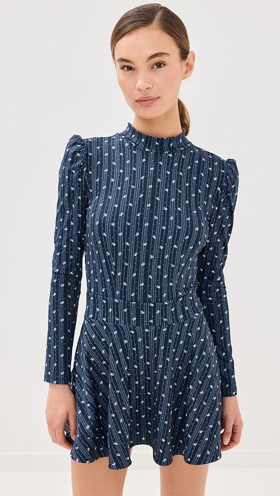 Byrdie Golf Social Wear Long Sleeve Montauk Mini Dress | Shopbop Product Image