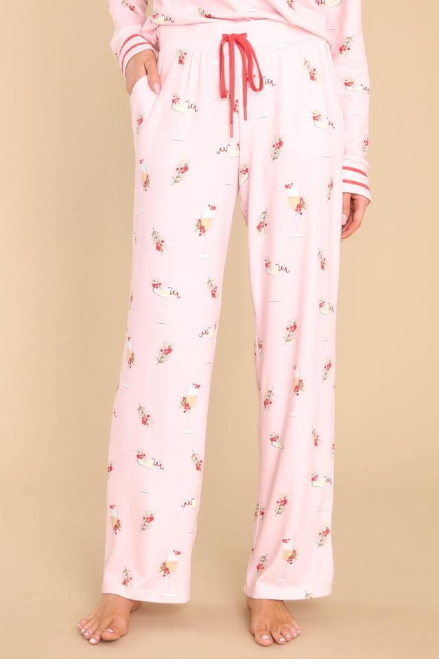 Cabin & Cocktails Light Pink Pj Pants Product Image