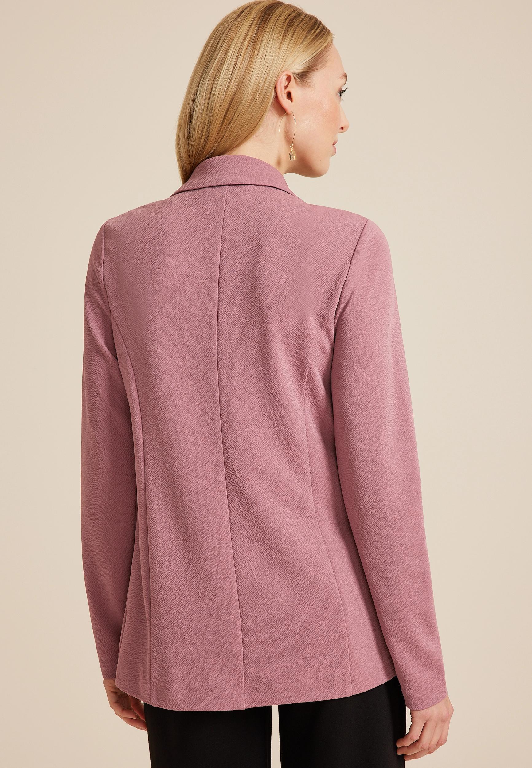 Versa Open Front Long Sleeve Blazer Product Image