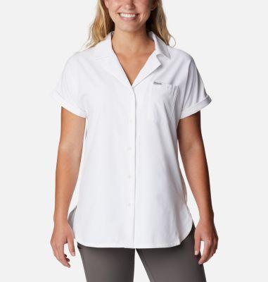 Columbia Womens PFG Sun Drifter Woven Short Sleeve Shirt- Product Image