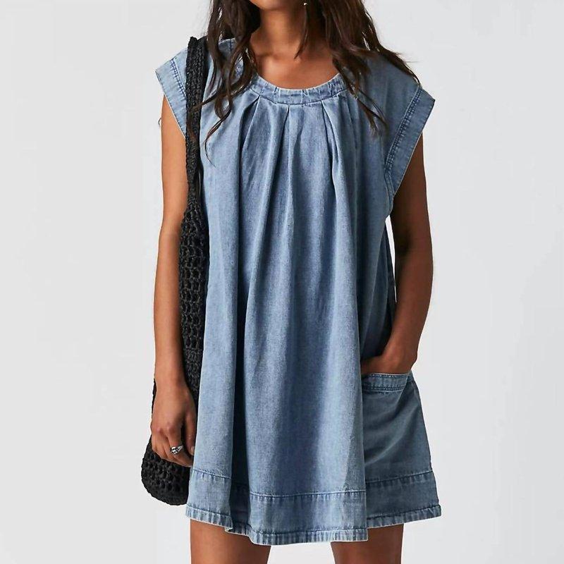 Marcel Mini Dress In Blue Product Image