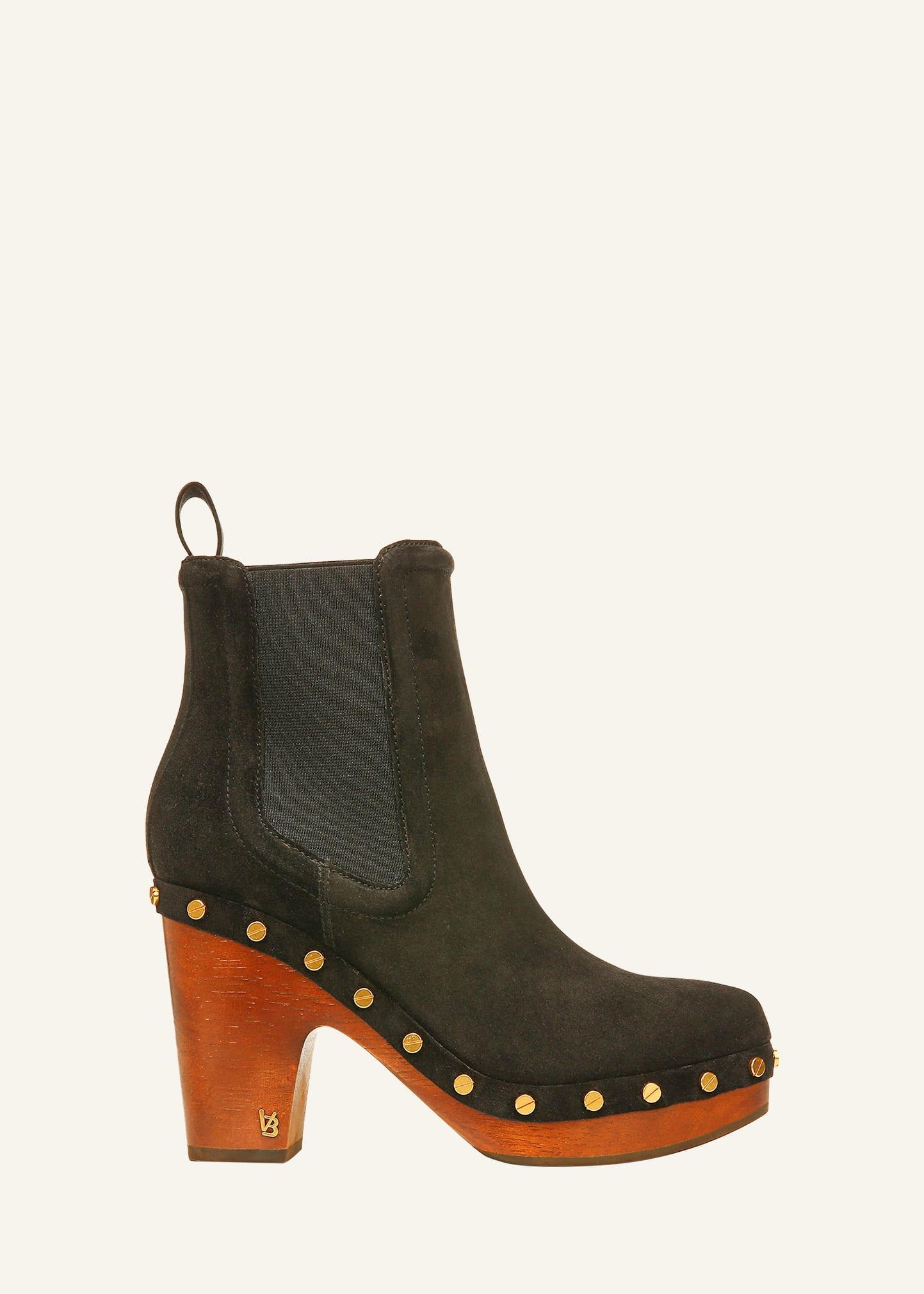 Decker Suede Chelsea Clog Booties Product Image