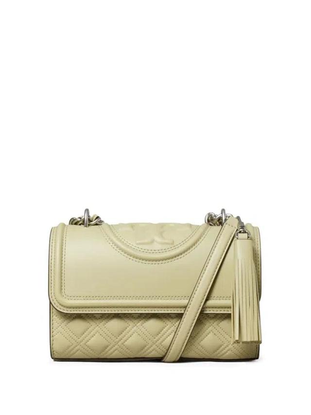 TORY BURCH Small Fleming Convertible Shoulder Bag In Green Product Image