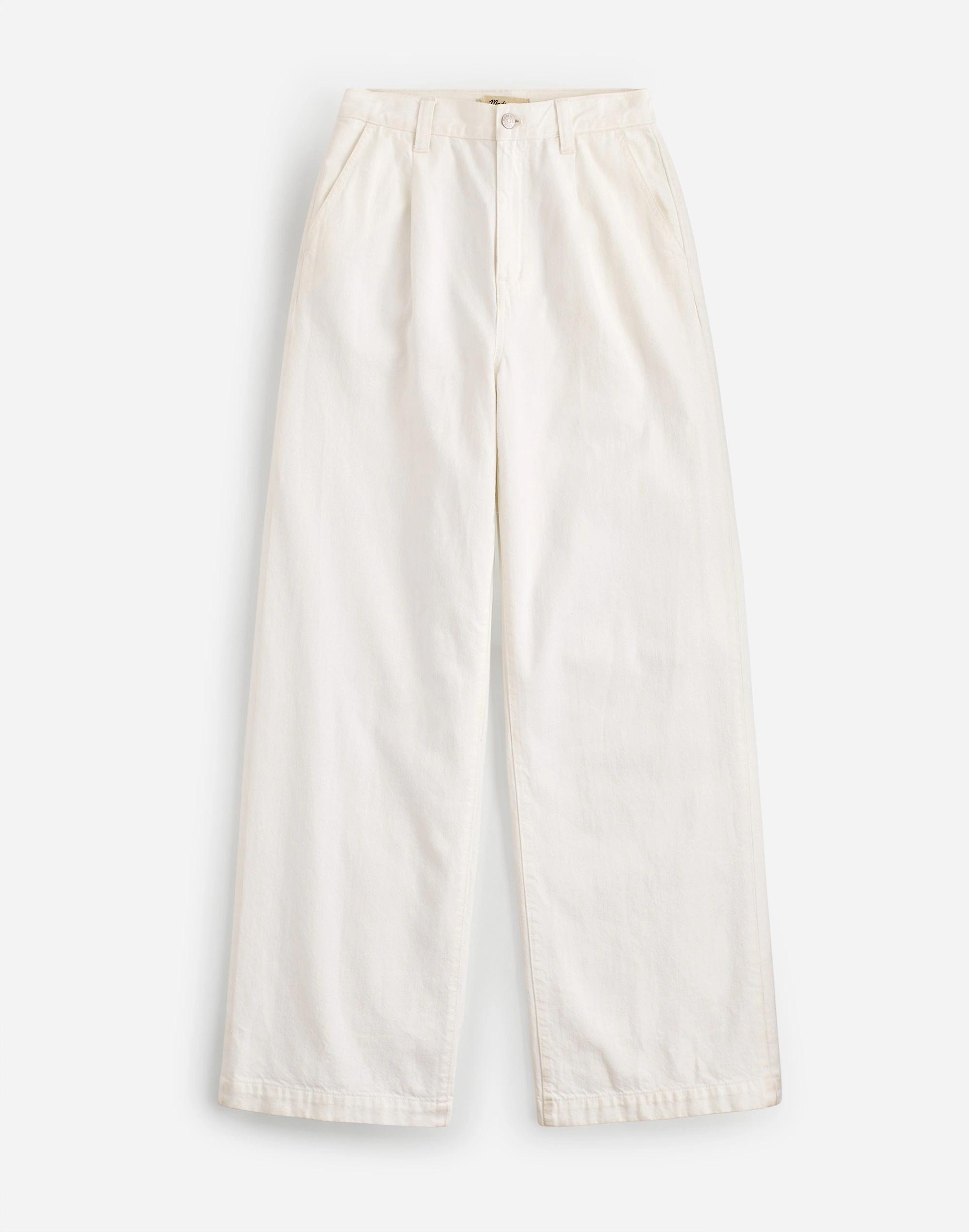 The Harlow Wide-Leg Jean in Tile White: Airy Denim Edition Product Image