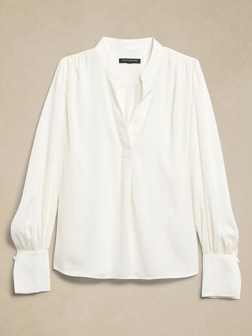 Volume-Sleeve Blouse Product Image