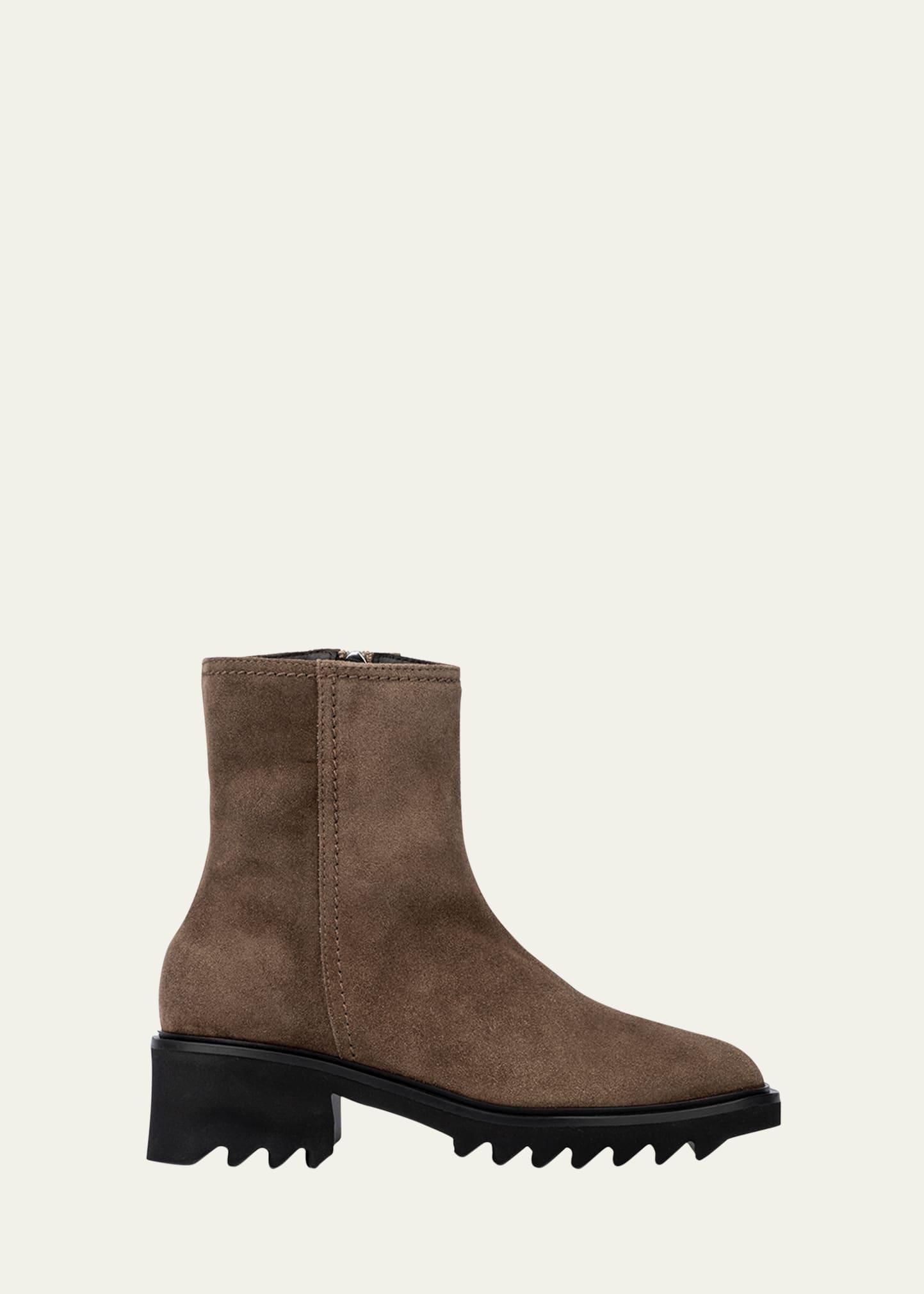 Saundra Suede Zip Ankle Boots product image