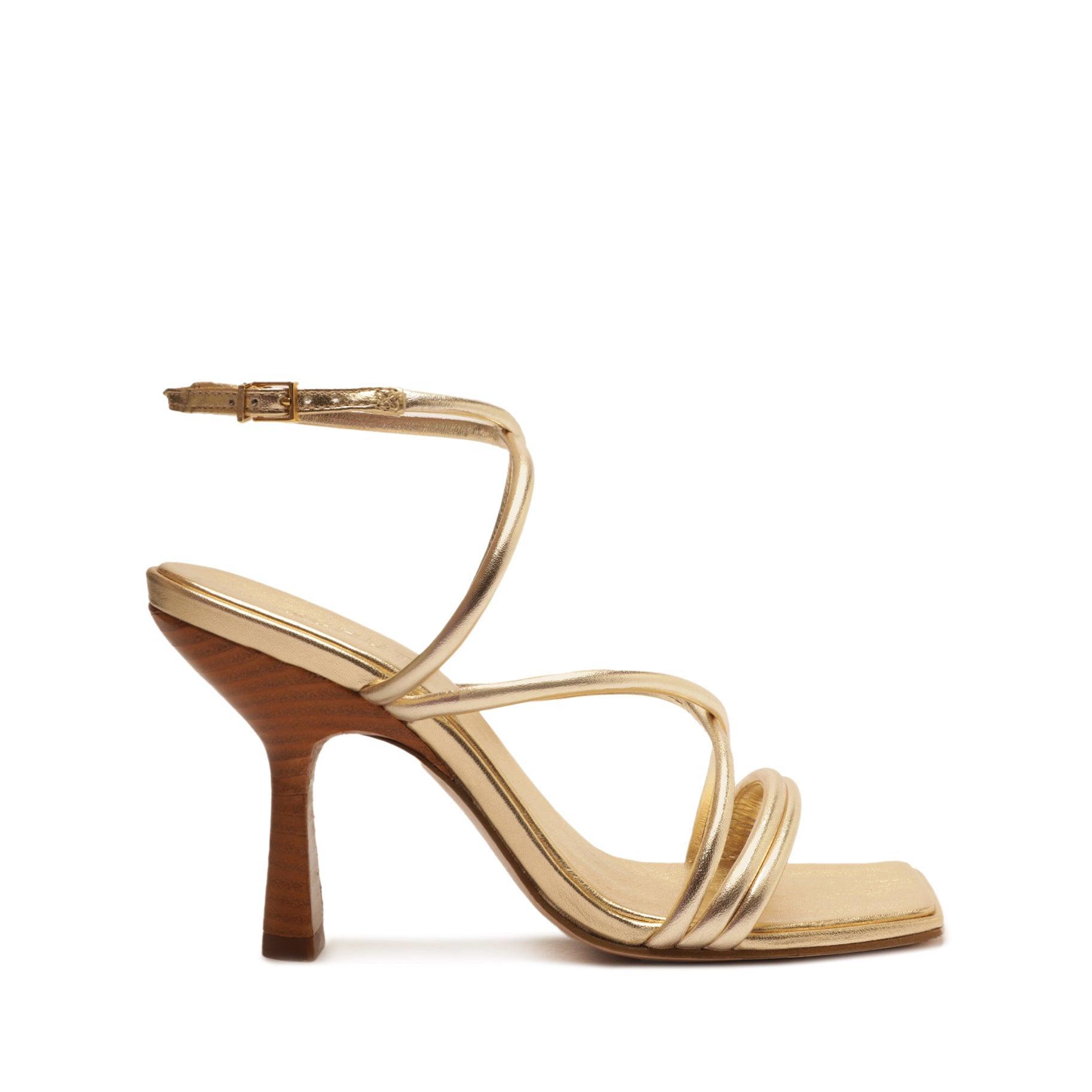 Phoeby Metallic Leather Sandal Female Product Image