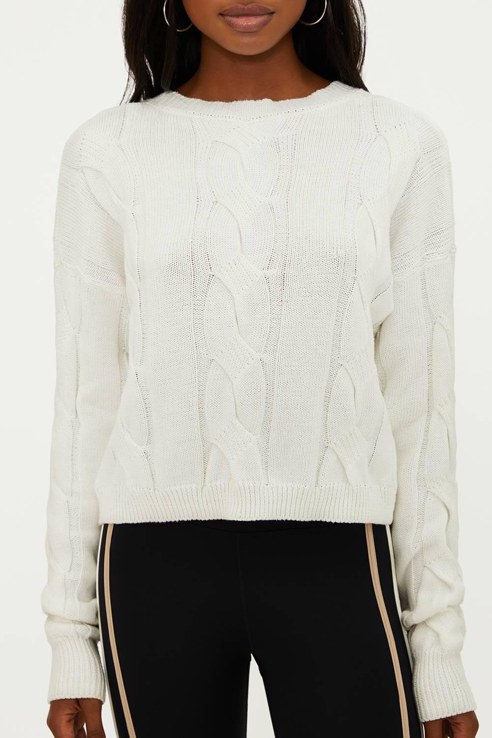 Clarice Sweater Isle White Product Image