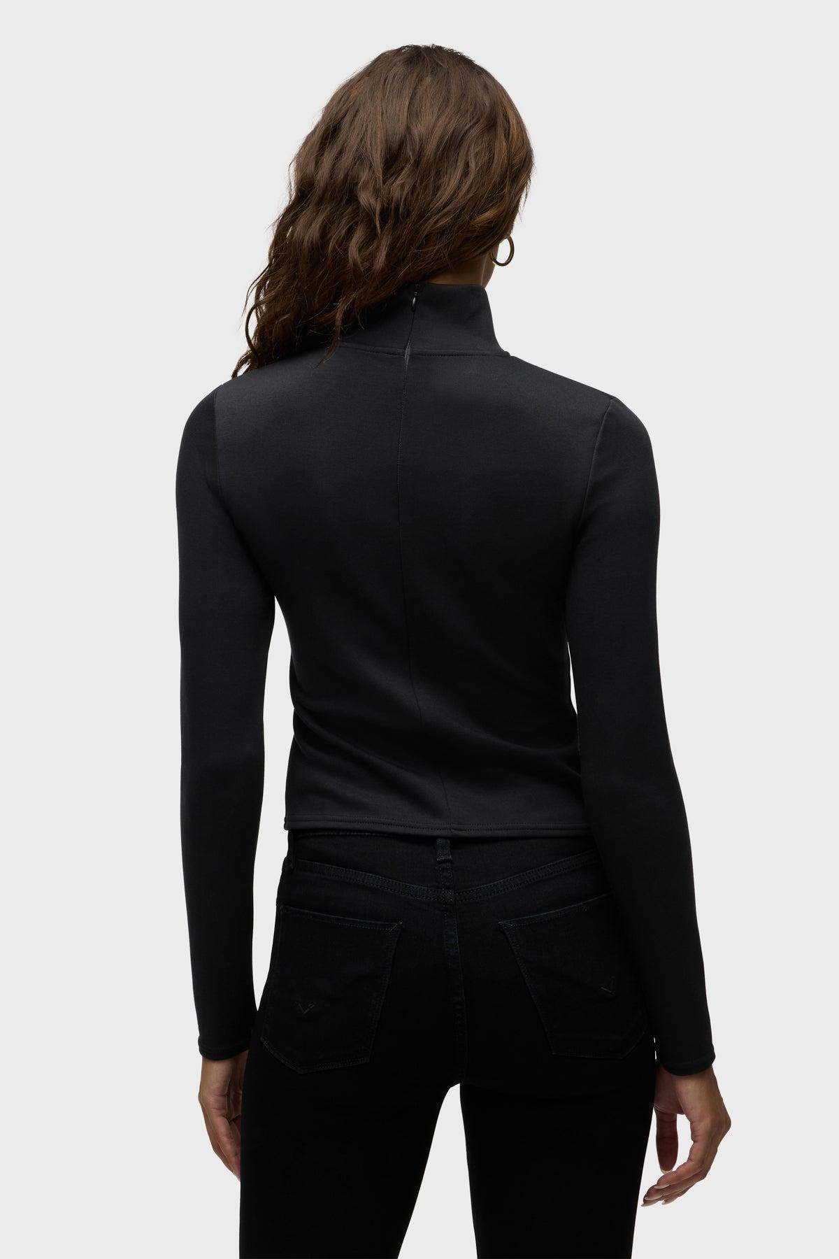 Mock Neck Long Sleeve Top Female Product Image