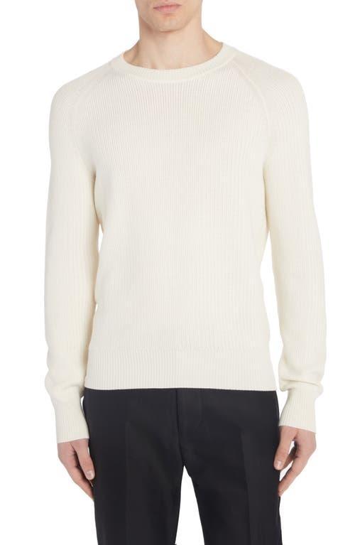 Mens Wool-Silk Crewneck Sweater Product Image